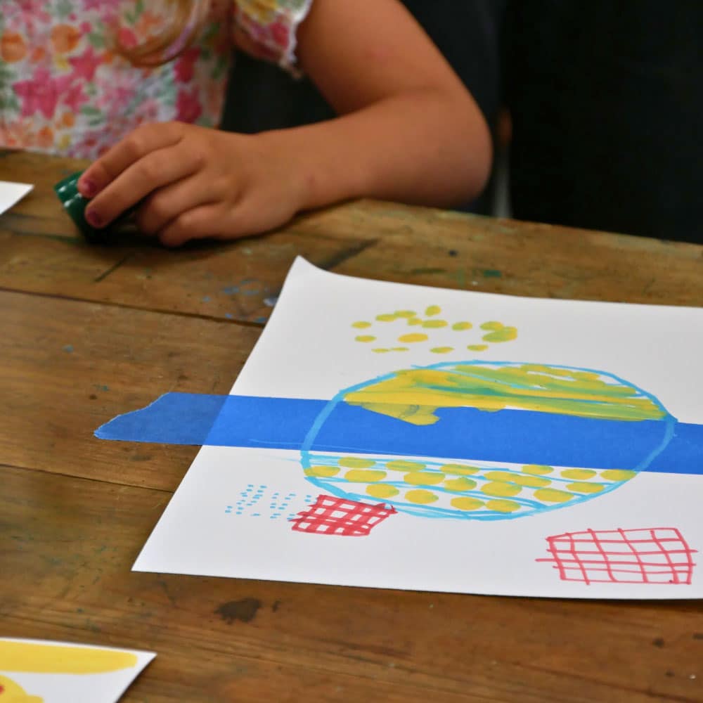 Atelier enfant Tullet focus dessin