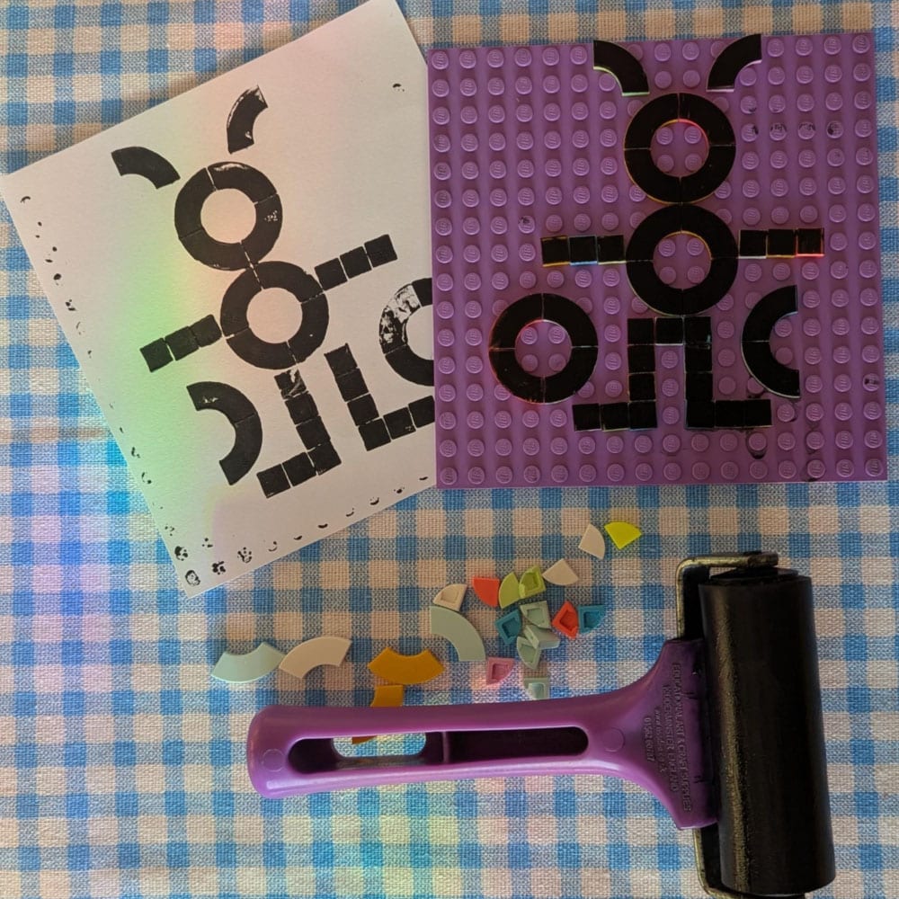 Atelier linogravure personnage